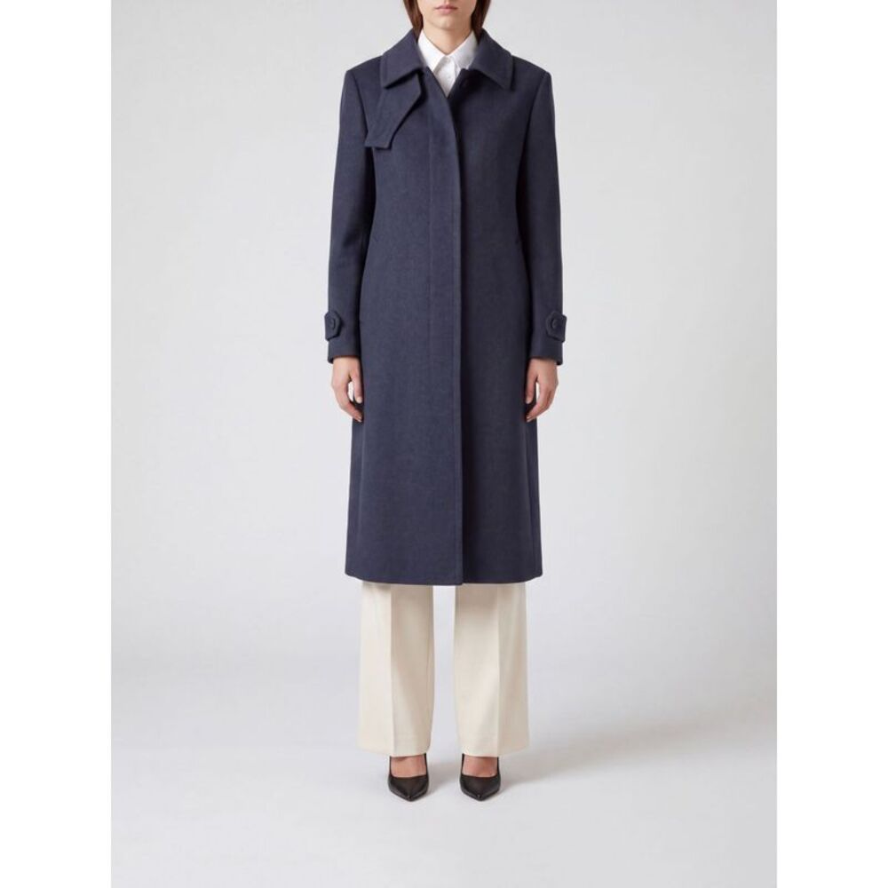 Tagliatore Women Tagliatore Single-Breasted Virgin Wool And Cashmere Coat